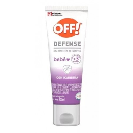 Repelente Off Defense Bebe en Gel de 100 ml.