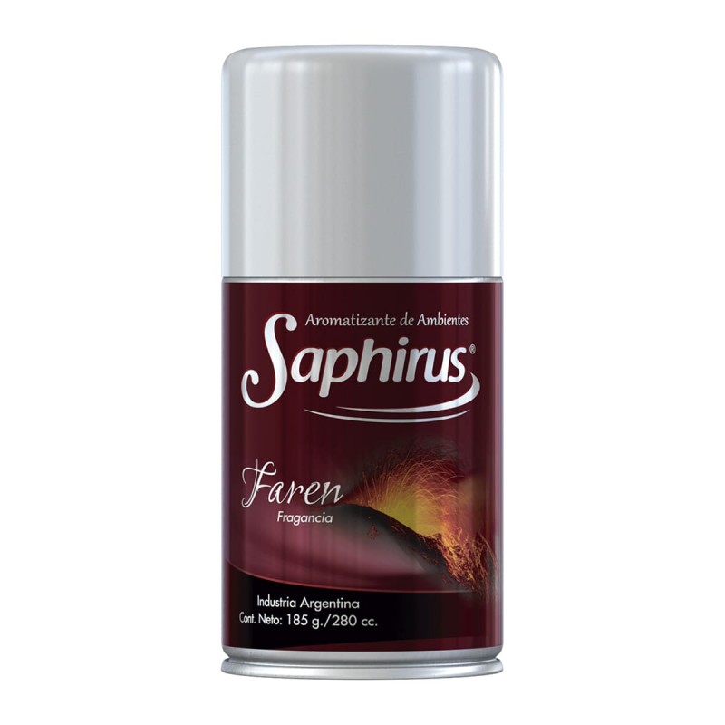 Aromatizante de Ambientes Saphirus en Aerosol de 185 gr. Faren