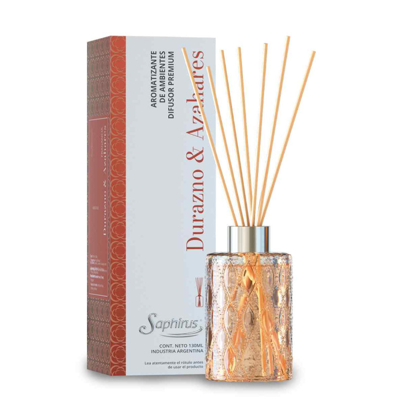 Difusor Aromático Premium Saphirus Durazno & Azahares