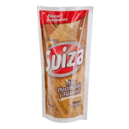 Limpiador para Pisos Plastificados y Flotantes de 400 ml. Suiza Repuesto Económico