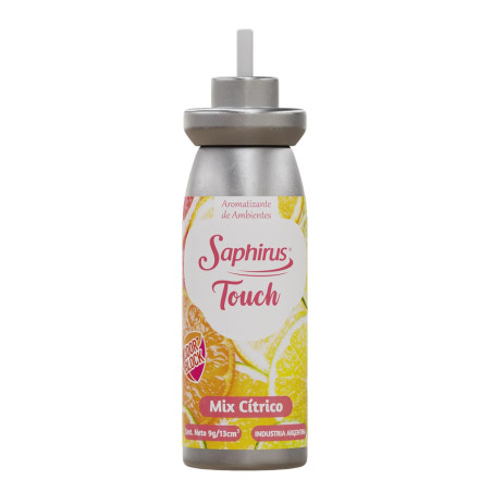 Aromatizante Saphirus Touch Repuesto Mix Cítrico