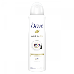 Antitranspirante Dove Invisible Dry Aerosol de 150 ml.