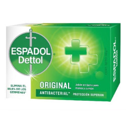 Jabón de Tocador Antibacterial Espadol Original de 80 grs.