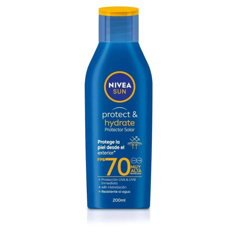 Protector Solar Nivea FPS 70 de 200 ml.