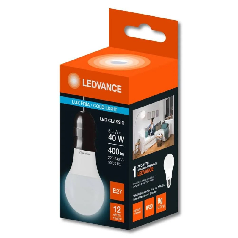 Lampara Led Ledvance 5.5W Luz Fría