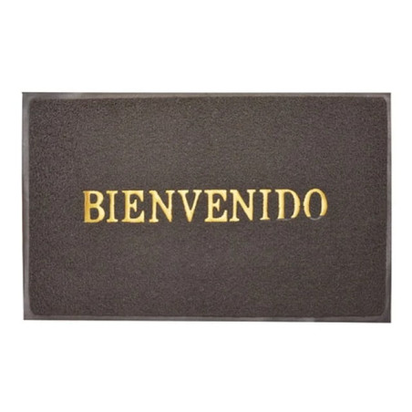Felpudo de PVC Bienvenido de 48 x 68 cm.