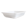 Batea Rectangular de 52 x 36 x 11 Cm. Blanca Grande
