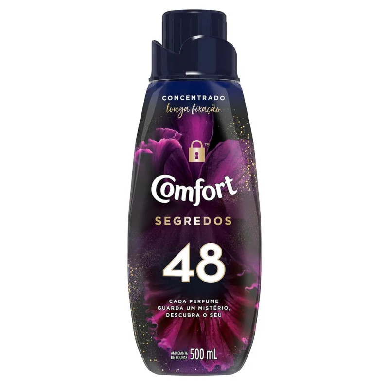 Suavizante Comfort Concentrado de 500 ml. Segredos 48