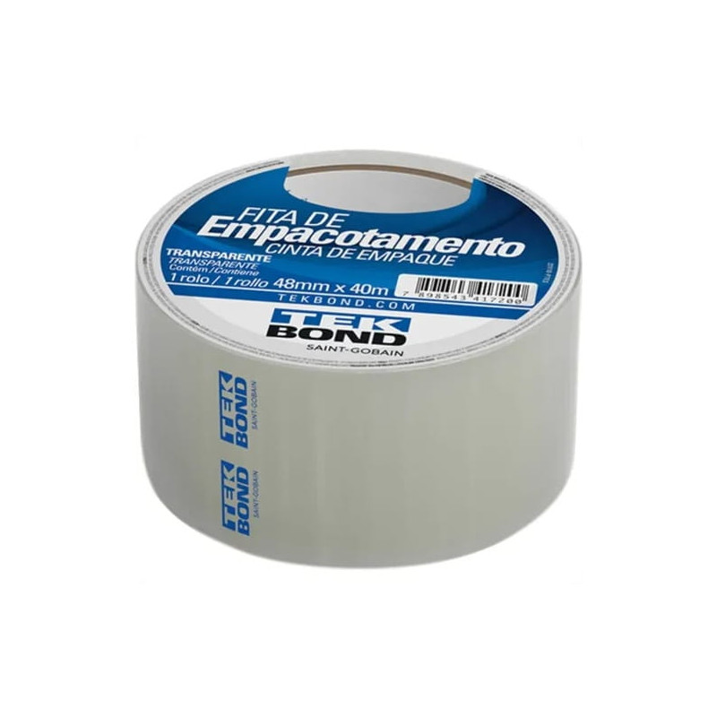 Cinta de Embalar Transparente Tekbond 48 mm x 40 mts.
