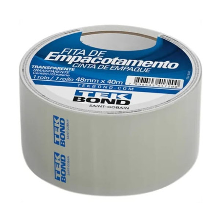 Cinta de Embalar Transparente Tekbond 48 mm x 40 mts.