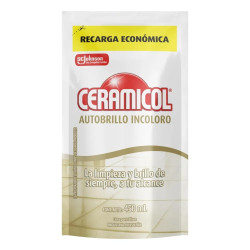 Cera Ceramicol Incolora de 450 cc. Repuesto Económico