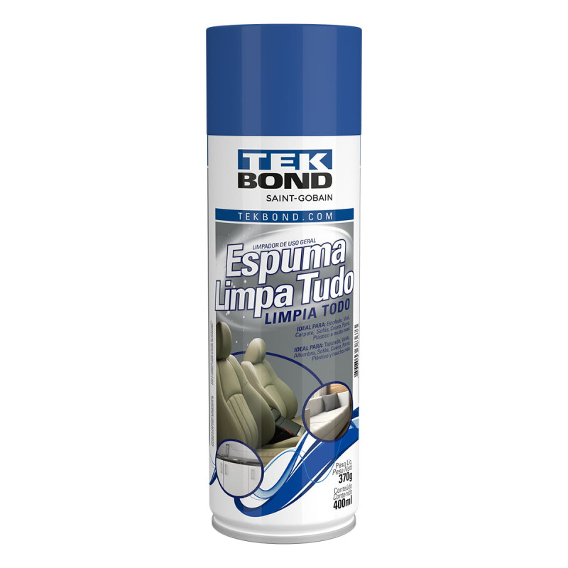 Limpiador Multiuso en Espuma Tekbond en Aerosol de 400 ml.