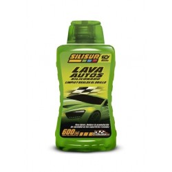 Shampoo Lava Autos Siliconado de 600 cc. Silisur