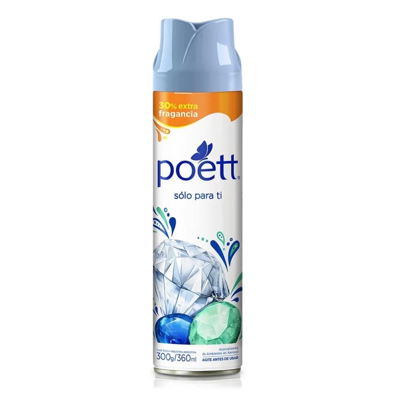 Desodorante de Ambiente Poett Solo para Ti en Aerosol de 360 ml.