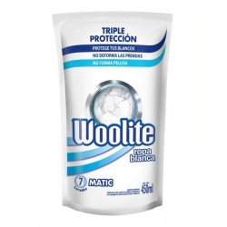 Jabón Liquido Woolite Ropa Blanca de 450 ml. Repuesto Económico