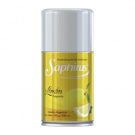 Aromatizante de Ambientes Saphirus en Aerosol de 185 gr. Limon