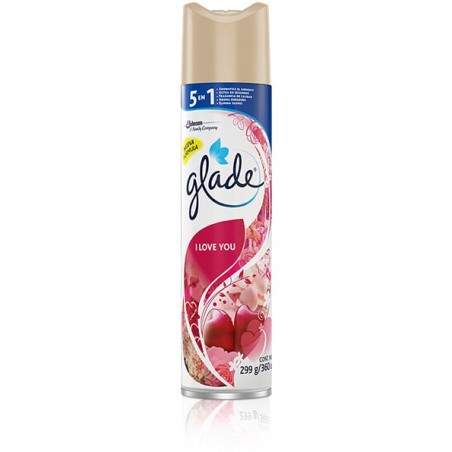 Desodorante de Ambiente Glade I Love You en Aerosol de 360 cc.