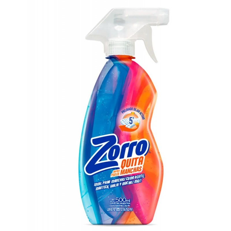 Quitamanchas Zorro de 500 ml. Gatillo