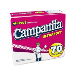 Servilletas Campanita de 70 Unid.