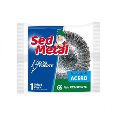 Estropajo de Acero de 25 gr. Sed Metal