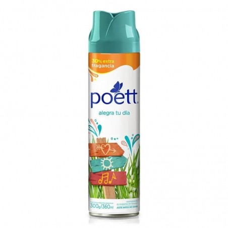 Desodorante de Ambiente Poett Alegra tu Dia en Aerosol de 360 ml.