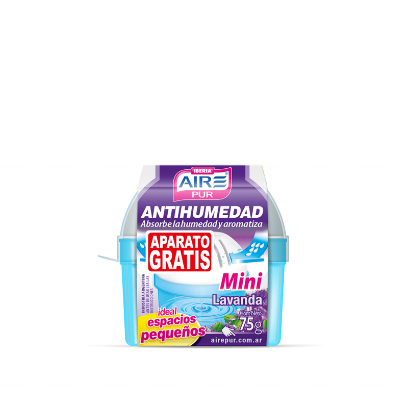 Antihumedad Aire Pur Mini de 75 gr. Lavanda